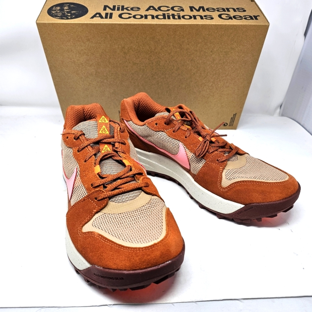 Nike ACG Lowcate Bacon DQM Hemp Coral Chalk Dark Russet DM8019-201 Men's Size 10